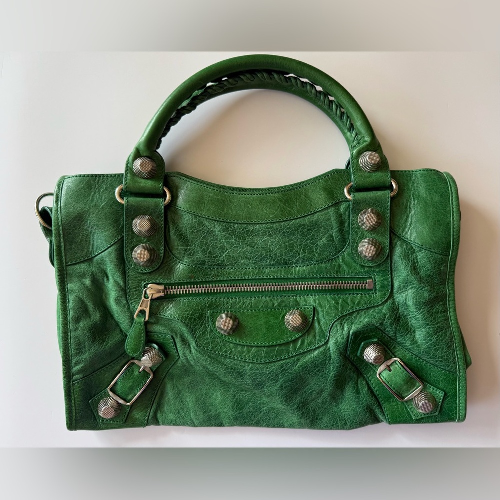 ‼️SOLD‼️Balenciaga F/W 2009 GSH Pommier / Apple Tree Green City Bag